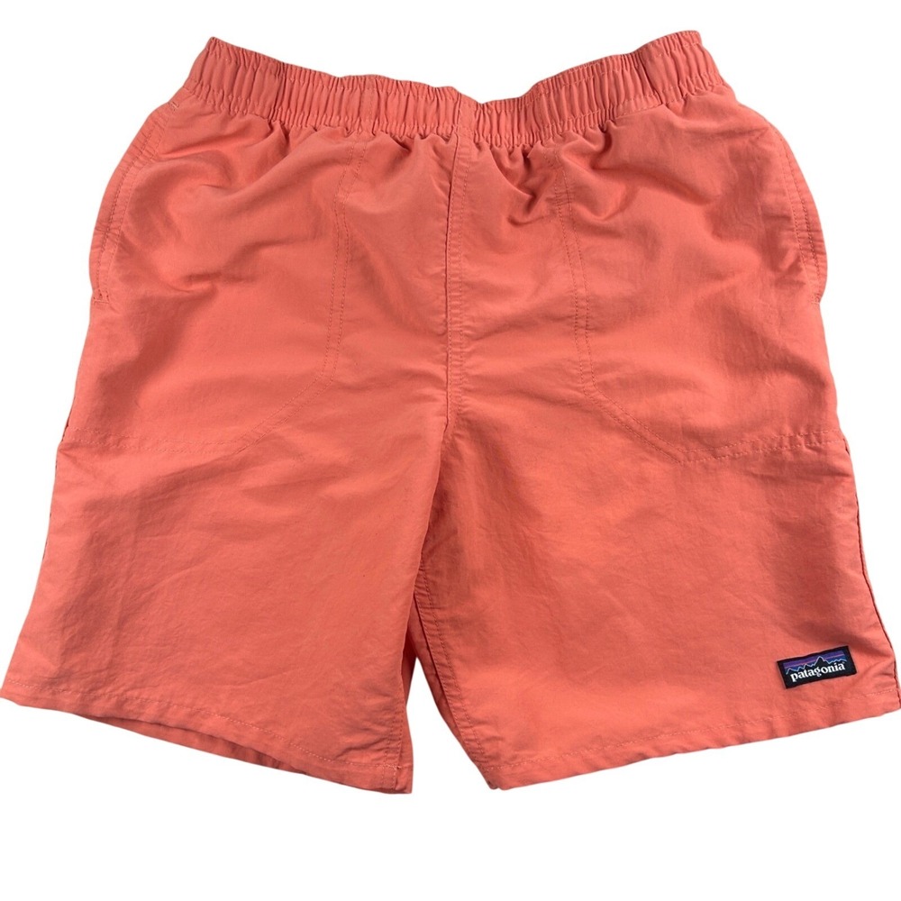 NWT Patagonia Kids‎ Baggies Shorts 7" Lined Size L 12 Coho Coral Outdoor